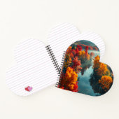 Serene River Shore Reflection Nature Art  Notizblock (Innenseite)