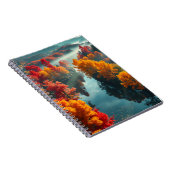 Serene River Shore Reflection Nature Art  Notizblock (Rechte Seite)