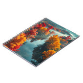 Serene River Shore Reflection Nature Art  Notizblock (Linke Seite)