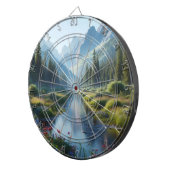 Serene River Valley Dartscheibe (Vorderseite rechts)