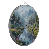 Serene River Valley Dartscheibe (Vorderseite Links)