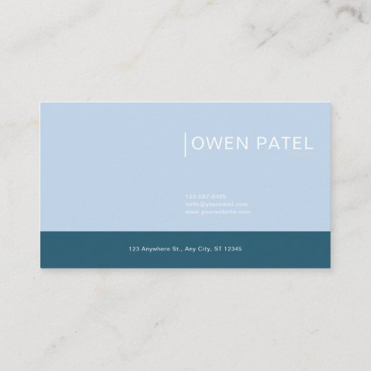 Serene River Valley Landschaft Floral Gold Visitenkarte (Rückseite)