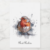 Serene Robin, Brauch Lebensmitteletikett (Einzelnes Label)