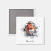 Serene Robin, Brauch Magnet (Vorderseite/Rückseite)