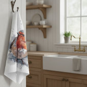 Serene Robin Geschirrtuch