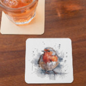 Serene Robin Glasuntersetzer