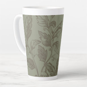 Serene Sage Green   Fettformatige Botanische Anwei Milchtasse