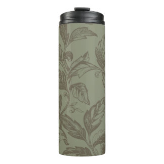 Serene Sage Green | Fettformatige Botanische Anwei Thermosbecher