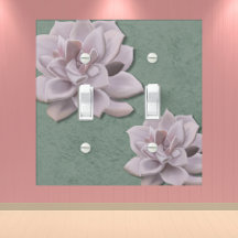 Serene Sage Green Moderne Echeveria Hand Gezeichne