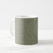 Serene Sage Green | Tiefwald Calm Tone-on-Tone Kaffeetasse (Vorderseite Links)
