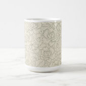 Serene Sage Green | Vintage Blossom Rose Kaffeetasse (Mittel)