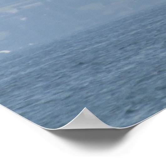 Serene Sailboat Poster (Ecke)