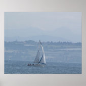Serene Sailboat Poster (Vorne)