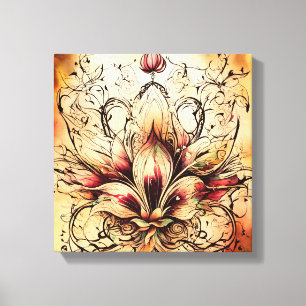Serene Sanctuary Stretched Canvas Print Leinwanddruck