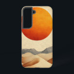 Serene Sand Layers Phone Case Samsung Galaxy Hülle<br><div class="desc">Durch dieses Design fließen sanfte Hügel in den Farben Blau und Beige,  die der ruhigen Eleganz der Natur entsprechen.</div>