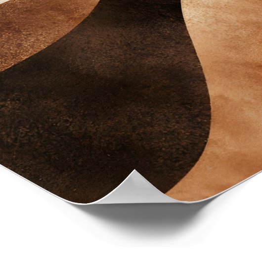 Serene Sandstone Flow Poster (Ecke)