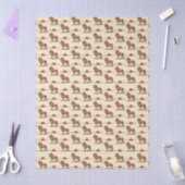 Serene Savanna Kind Lion Abstract Pattern Seidenpapier (Basteln)