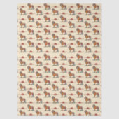 Serene Savanna Kind Lion Abstract Pattern Seidenpapier (Vorderseite)