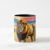 "Serene Savanna Safari" Tasse (Zentrum)