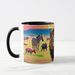 "Serene Savanna Safari" Tasse