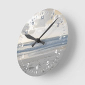 Serene Sea Runde Wanduhr (Winkel)