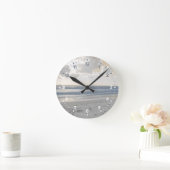 Serene Sea Runde Wanduhr (Zuhause)