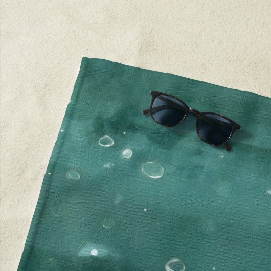 Serene Sea Turtle: Unterwasseroase Strandtuch (Beispiel)