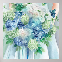 Serene Seafoam, Bridal Cascading Bouquet 1,