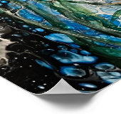 Serene Seagull Print Poster (Ecke)