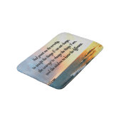 SERENE SERENITY PRAYER SUNRISE FOTO DESIGN BADEMATTE (Schrägansicht)