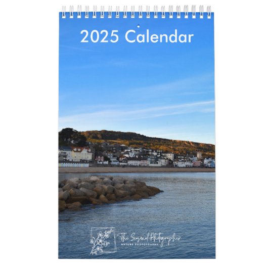 Serene Shores 2025 Calendar Eine Seite klein Kalender (Titelbild)
