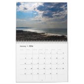 Serene Shores 2025 Kalender zwei Seiten Medium (Jan 2026)
