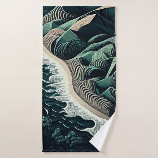 Serene Shores Badehandtuch (Badehandtuch)