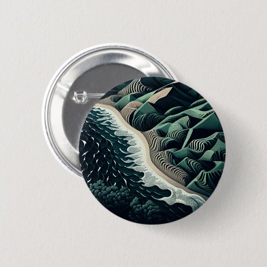 Serene Shores Button (Vorne & Hinten)