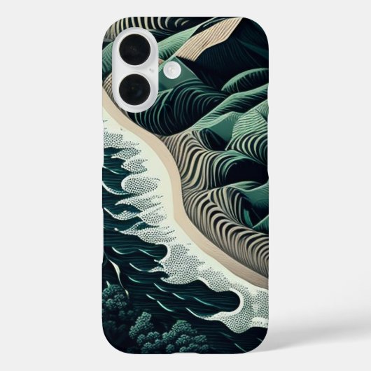 Serene Shores Case-Mate iPhone Hülle (Rückseite)