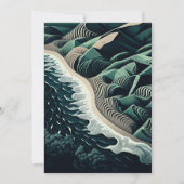 Serene Shores Feiertagskarte (Vorderseite)