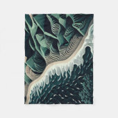 Serene Shores Fleecedecke (Vorderseite)