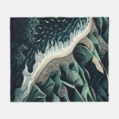 Serene Shores Fleecedecke (Vorderseite (Horizontal))