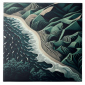 Serene Shores Fliese (Vorderseite)