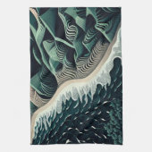 Serene Shores Geschirrtuch (Vertikal)