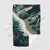 Serene Shores Golfhandtuch (Insitu)