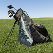 Serene Shores Golfhandtuch (Gras)
