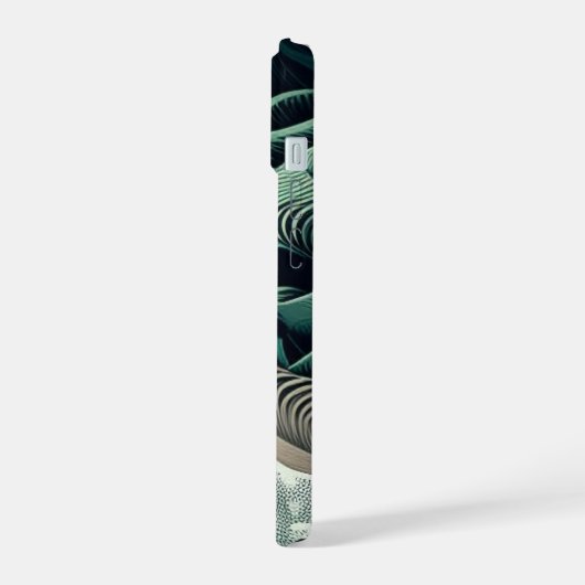 Serene Shores iPhone 15 Hülle (Linke Seite)