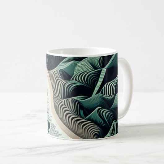 Serene Shores Kaffeetasse (VorderseiteRechts)