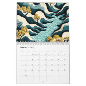 Serene Shores Kalender (Feb 2027)