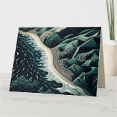 Serene Shores Karte (Vorderseite)