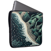 Serene Shores Laptopschutzhülle (Vorne Rechts)