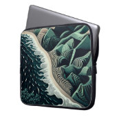 Serene Shores Laptopschutzhülle (Vorderseite Links)