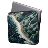 Serene Shores Laptopschutzhülle (Vorderseite Links)