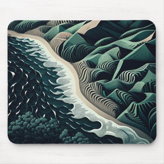 Serene Shores Mousepad (Vorne)